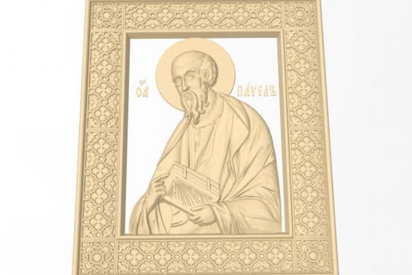 Икона Sv_Pavel_v_ramke_stl